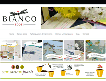 Tablet Screenshot of biancosposi.net